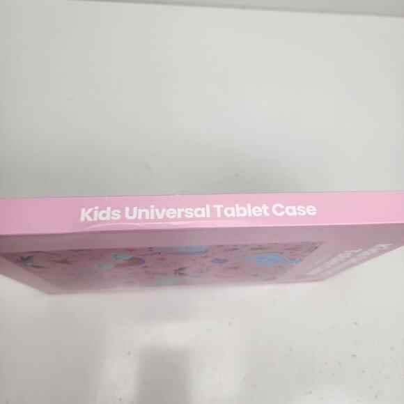 GEMS Kids Universal Pink Unicorn Themed Tablet Case Adjustable View Fits 7-11" - Picture 2 of 5